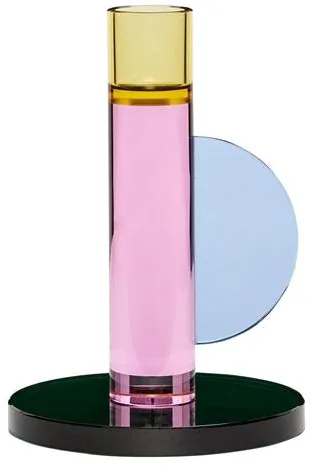 Hübsch Astro Ljusstake Ljusrosa