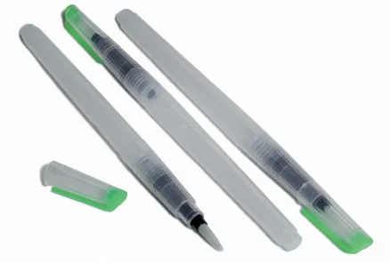 Artino penselset med vattenbehållare 8 ml Ass. storlekar - 3 st