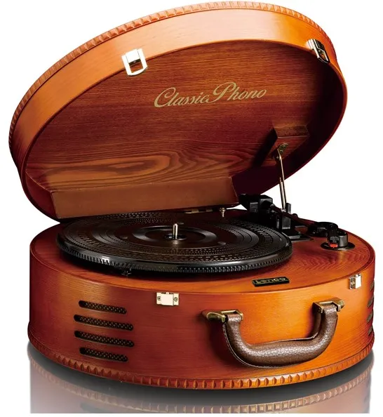 CLASSIC PHONO TT-34 - Träskivspelare med USB-anslutning - Skivspelare Brun