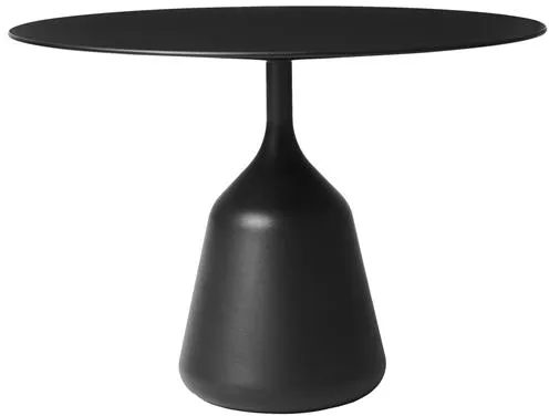 Wendelbo Coin Sidobord Låg Svart Laminat
