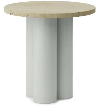 Normann Copenhagen Dit Sidobord Ljusgrön/Travertin Ljus