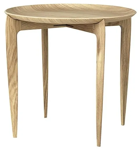 Fritz Hansen Tray Soffbord i ek Ø45
