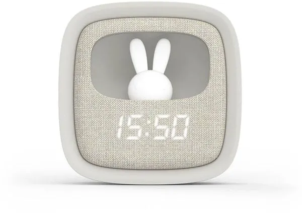 MOB Väckarklocka med ljus Billy Clock Grå