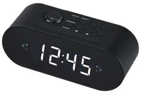 DENVER CRP-717 - klockradio - FM - Svart